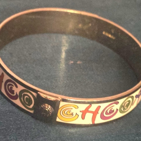 Coach Colorful Lettering Bangle - Picture 2 of 3